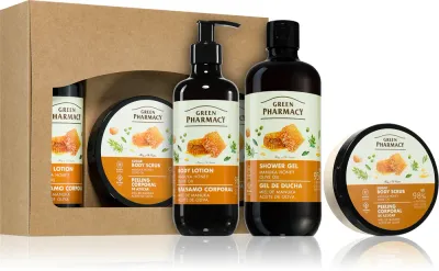 Green Pharmacy Manuka Honey & Olive Oil SET - Подарочный набор для лица