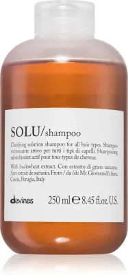 Davines Essential Haircare SOLU Shampoo - Глубоко очищающий шампунь с освежающим действием, 250 мл