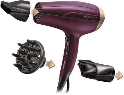 Фен для волос Remington Your Style D5219 с ионизацией, 3 режимами температуры, 1 шт