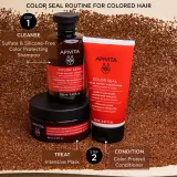 Apivita Color Seal Conditioner - Кондиционер для волос, защищающий цвет, 150 мл — фото 5
