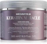 Medavita Keratin Miracle Sleek Hair Mask - Увлажняющая маска для волос, разглаживающая — фото 1