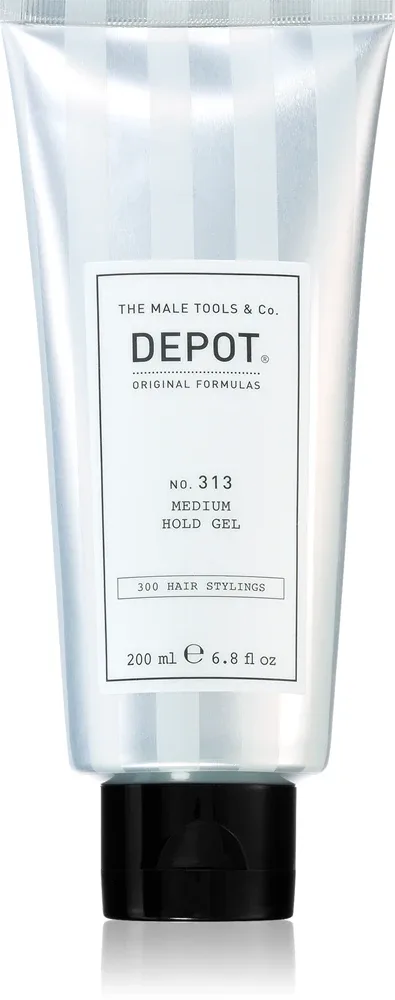 DEPOT 300 HAIR STYLING NO. 313 MEDIUM HOLD GEL - Гель для укладки волос для фиксации формы, 200 мл