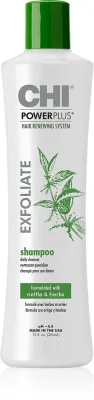 CHI Power Plus Exfoliate - Шампунь с глубоким очищающим и успокаивающим действием, 355 мл
