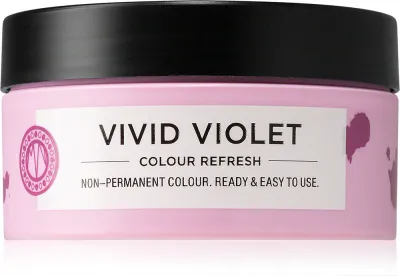 Маска оттеночная для волос Maria Nila Colour Refresh Vivid Violet, питательная, смываемая, wytrzyma 4 – 10 umyć 0.22 100 мл