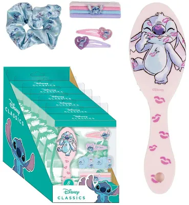 Набор аксессуаров для волос Disney Classics Stitch со щёткой, детский для детейIII.
