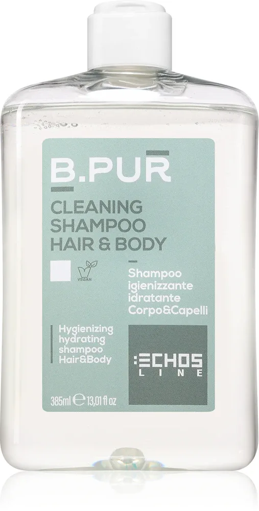 Echosline B. PUR Cleaning Shampoo - Нежный очищающий шампунь, 385 мл