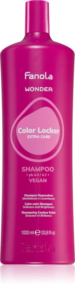 Fanola Wonder Color Locker Extra Care Shampoo - Осветляющий и укрепляющий шампунь для окрашенных волос