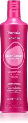 Fanola Wonder Color Locker Extra Care Shampoo - Осветляющий и укрепляющий шампунь для окрашенных волос, 350 мл