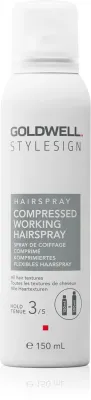 Goldwell StyleSign Compressed Working Hairspray - Лак для волос для придания блеска, 150 мл