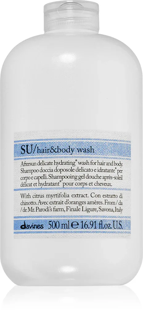 Davines SU Hair&Body Wash - Гель для душа и шампунь 2 в 1