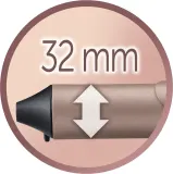 Плойка для завивки волос Remington PROluxe CI9132 с цифровым дисплеем Ø 32 mm, 1 шт — фото 5