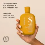 Alfaparf Milano Semi di Lino Sunshine - шампунь для волос, подверженных воздействию вредных солнечных лучей, 250 мл — фото 2