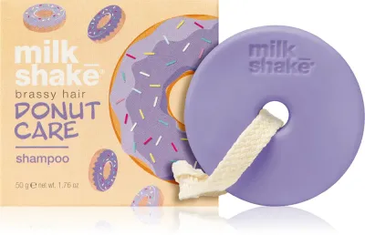 milk_shake Silver Shine Donut Care Shampoo - Шампунь в кубе для светлых волос, 50 г