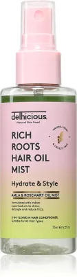 delhicious RICH ROOTS 5-in-1 Hair Oil Mist - Спрей-кондиционер без смывания, 75 мл
