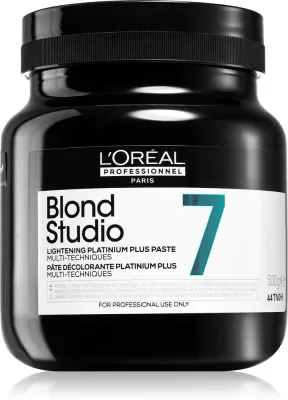Крем осветляющий для волос L’Oreal Professionnel Blond Studio Platinium Plus профессиональный, кремовой консистенции, 500 г