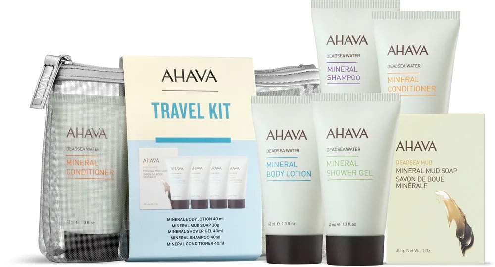 AHAVA Travel Kit - Набор подарочный для волос и тела