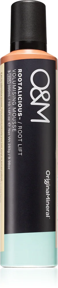 Original & Mineral Rootalicious - Пена для укладки, добавляющая объем от корней, 300 мл
