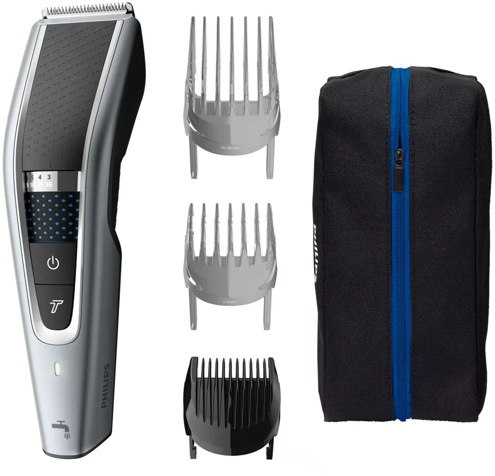 Машинка для стрижки волос Philips Hair Clipper Series 5000 HC5630/15 водонепроницаемая, 28 настроек длины, 1 шт