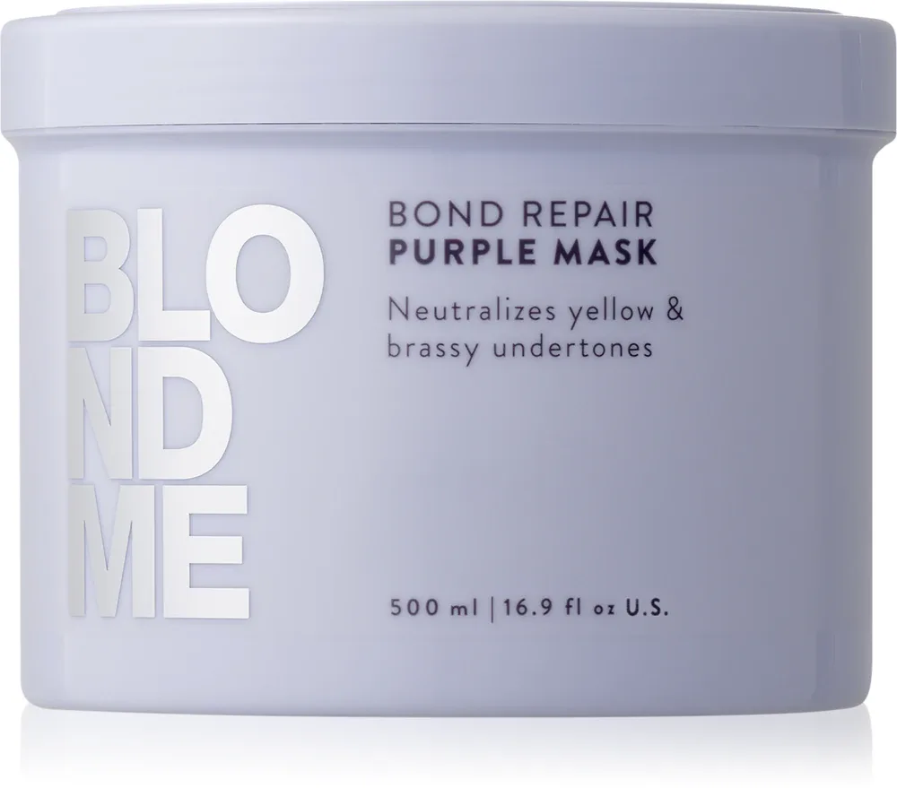 Schwarzkopf Professional Blondme Bond Repair Purple Mask - Маска для волос, нейтрализующая желтые оттенки