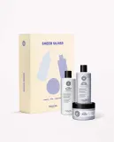 Maria Nila Sheer Silver Holiday Box - Подарочный набор для блондинок и седых волос, 3 шт — фото 1