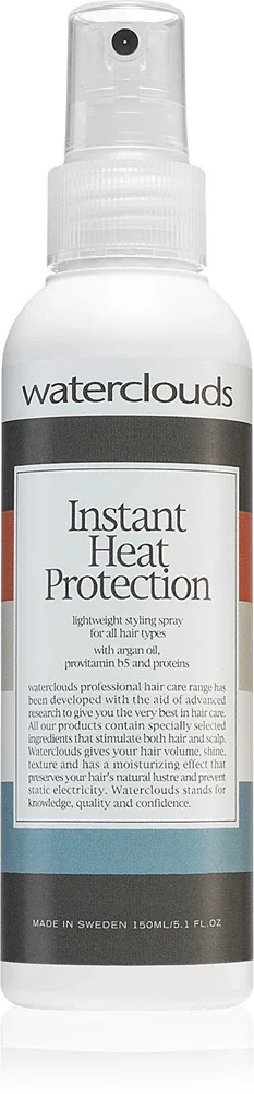 Waterclouds Instant Heat Protection - Спрей для защиты волос от высокой температуры, 150 мл