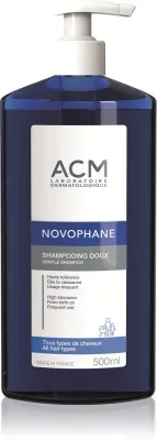 ACM Novophane Gentle Shampoo - Очень нежный шампунь для всех типов волос, 500 мл