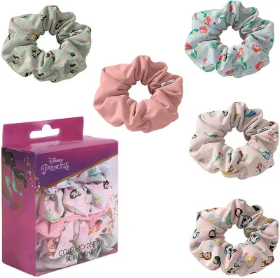 Резинки для волос Disney Princess Scrunchies детские, 5 шт