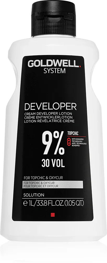 Goldwell Topchic Developer - Крем для окрашивания волос: эмульсия окисления 9% 30 объемов, 1000 мл