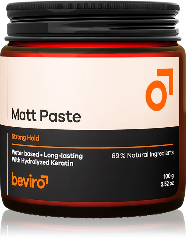 Beviro Matt Paste Strong Hold - Гель для волос Matt, 100 г