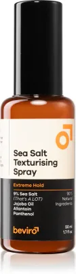 Beviro Sea Salt Texturising Spray - Соленый спрей для сильной фиксации, 50 мл