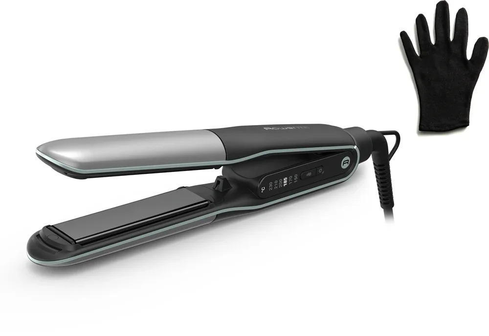 Выпрямитель для волос Rowenta Thermostyle SF7120E0 с ионизацией, для кудрявых волос, 1 шт