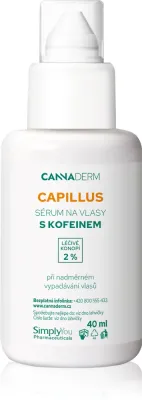 Cannaderm Capillus Caffeine hair serum - Сыворотка для волос с кофеином, 40 мл