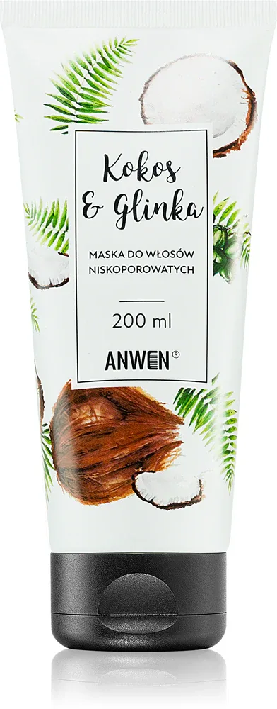 Anwen Coconut & Clay - Маска для волос Low Porosity, 200 мл