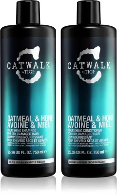 TIGI Catwalk Oatmeal & Honey - Удобная упаковка для поврежденных волос для женщин