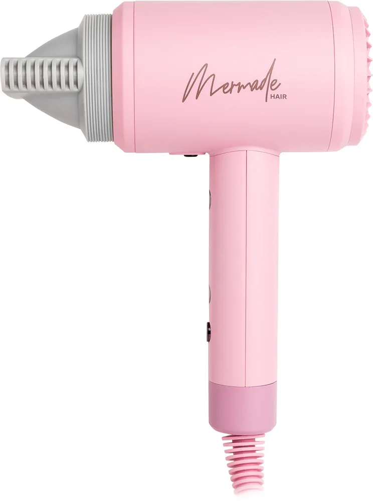 Фен для волос Mermade Hair Dryer с ионизацией и диффузором, регулировка скорости, 1 шт Pink