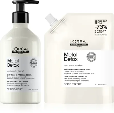 L’Oreal Professionnel Serie Expert Metal Detox - Удобная упаковка для поврежденных волос