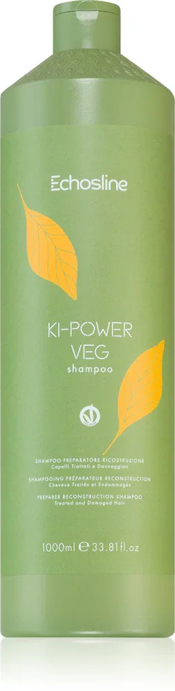 Echosline Ki-Power Veg Shampoo - шампунь для восстановления волос для поврежденных волос