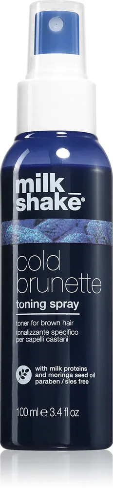 milk_shake Cold Brunette Toning Spray - Спрей для волос, нейтрализующий рыжие оттенки, 100 мл