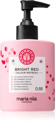Maria Nila Colour Refresh Bright Red - Нежная питательная маска без постоянных красящих пигментов, wytrzyma 4 – 10 umyć 0.66 300 мл