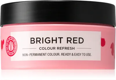 Maria Nila Colour Refresh Bright Red - Нежная питательная маска без постоянных красящих пигментов, wytrzyma 4 – 10 umyć 0.66 100 мл