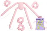 Бигуди для волос GLOV CoolCurl Spider Set для локонов и волн, 1 шт, оттенок Pink — фото 1