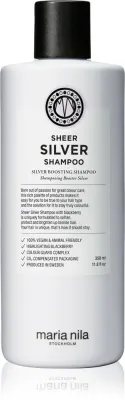 Maria Nila Sheer Silver Shampoo - Шампунь, нейтрализующий желтые оттенки, 350 мл
