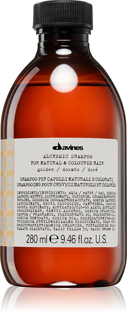 Davines Alchemic Shampoo Golden - Шампунь для окрашенных волос, 280 мл