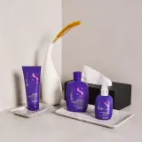 Alfaparf Milano Semi di Lino Blonde - Спрей для волос, устраняющий желтые оттенки для блондинок и с балаяжем, 125 мл — фото 4