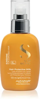 Alfaparf Milano Semi di Lino Sunshine - Молочко без смывки для волос, подверженных воздействию вредного излучения солнца, 125 мл