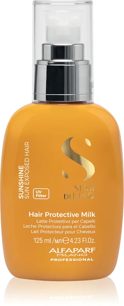 Alfaparf Milano Semi di Lino Sunshine - Молочко без смывки для волос, подверженных воздействию вредного излучения солнца, 125 мл