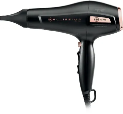 Фен для волос Bellissima My Pro Hair Dryer P3 3400 с ионизацией, 2 насадки, 1 шт P3 3400