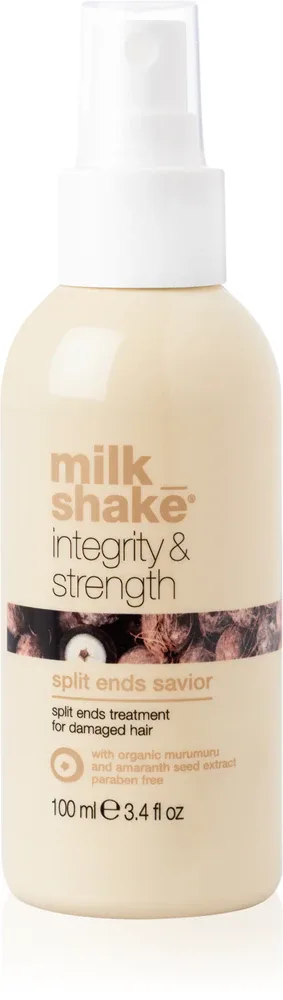 Несмываемая сыворотка для волос milk_shake Integrity Strength Split Ends Saviour восстанавливающая, для секущихся кончиков, 100 мл