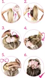 Резинка-бигуди для локонов Brushworks Heatless Curling Scrunchie без нагрева, 1 шт — фото 2