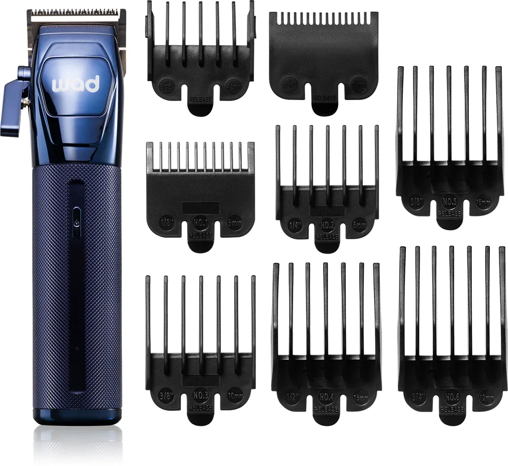 Машинка для стрижки волос и бороды Wad Accura Clipper Blue аккумуляторная, 1 шт